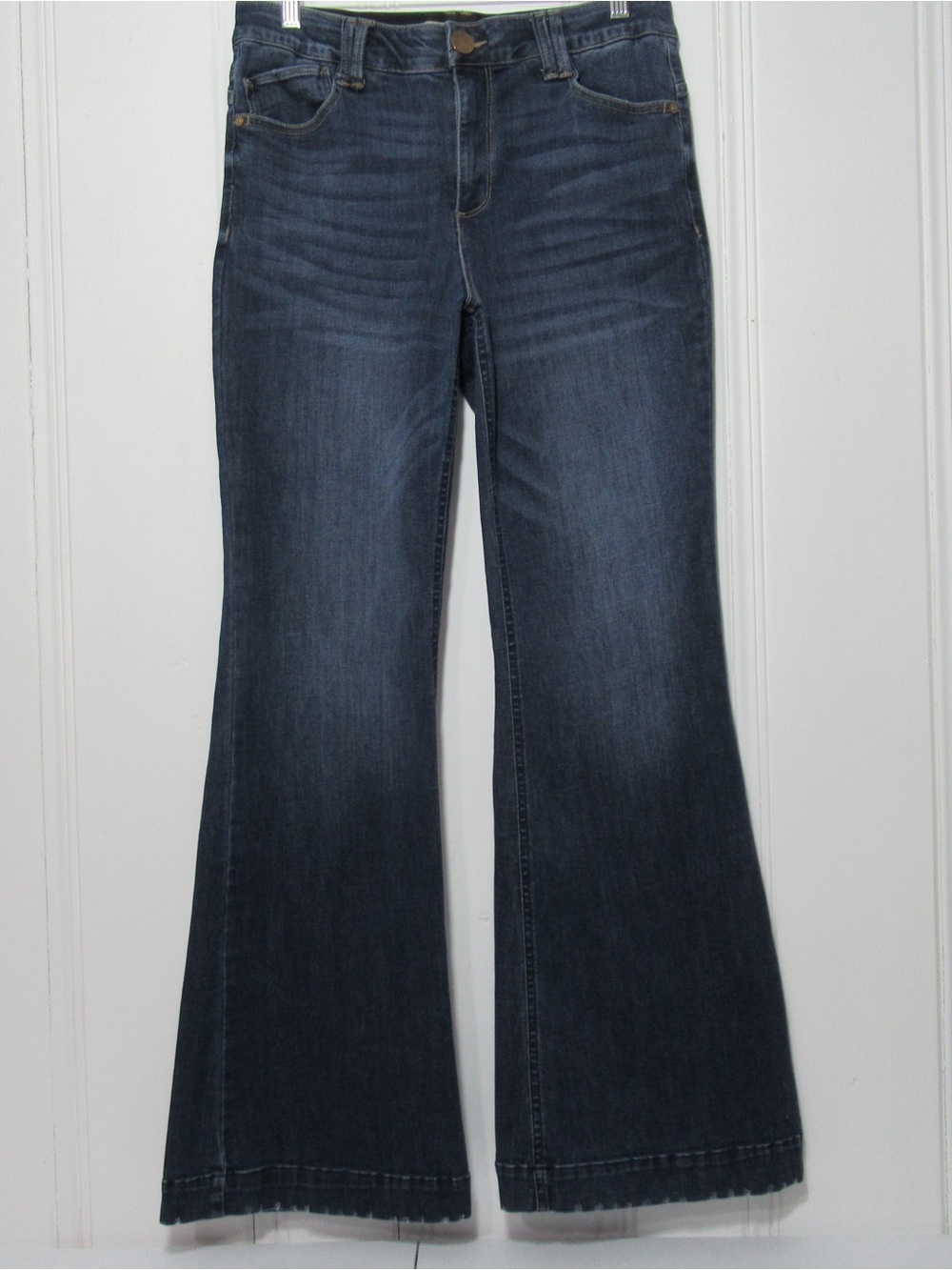 Democracy AB Technology Comfort Waist Flared Wide Leg Denim Jeans Size 10